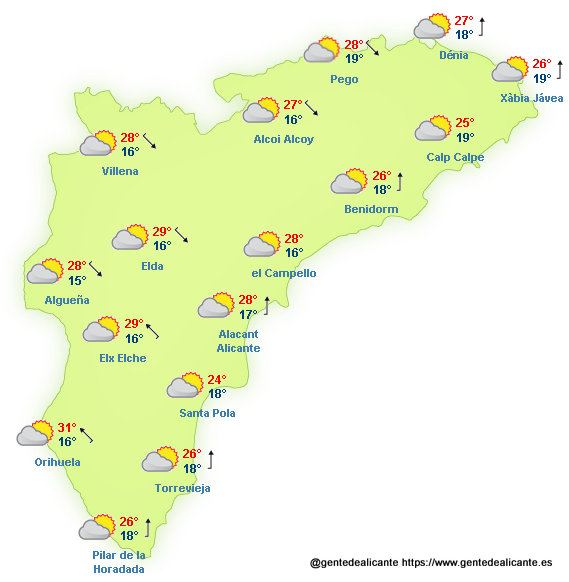 El-Tiempo-en-Alicante-y-provincia-hoy-19-de-Octubre
