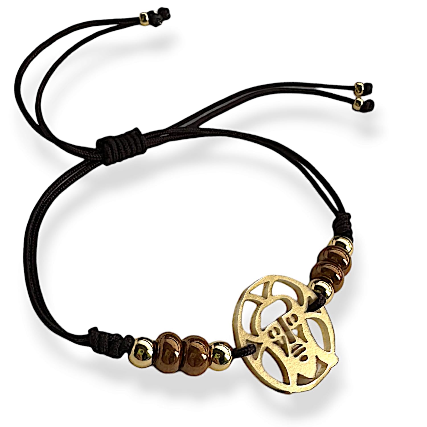 Pulsera Santa Faz dorada