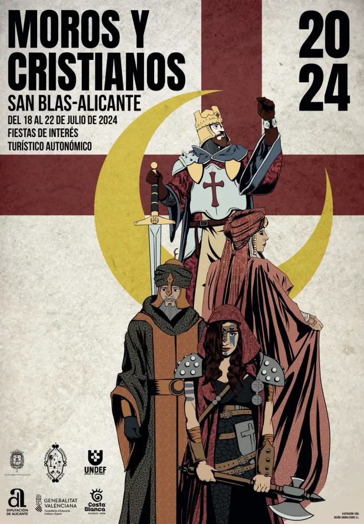 Moros y Cristianos San Blas 2024-cartel-fiestas Moros y Cristianos San Blas 2024-cartel-fiestas