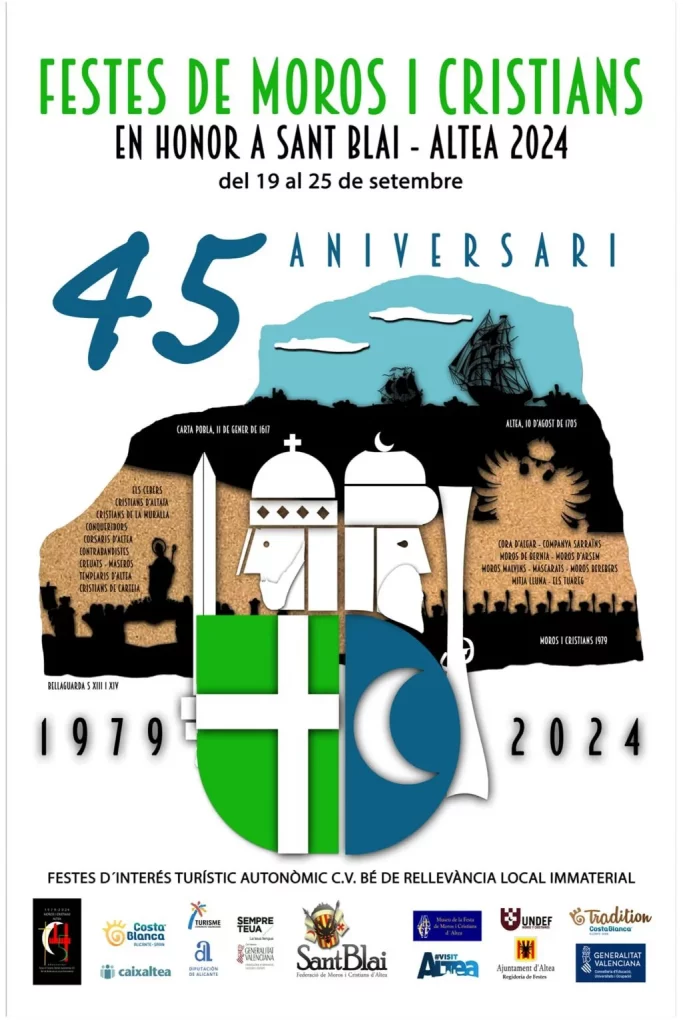 Fiestas Moros y Cristianos Altea 2024 cartel